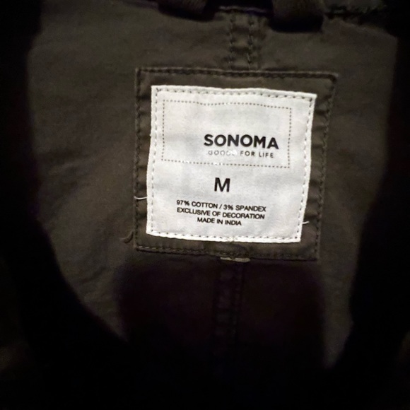 SONOMA  military embroided jacket! (MED) - Picture 9 of 10